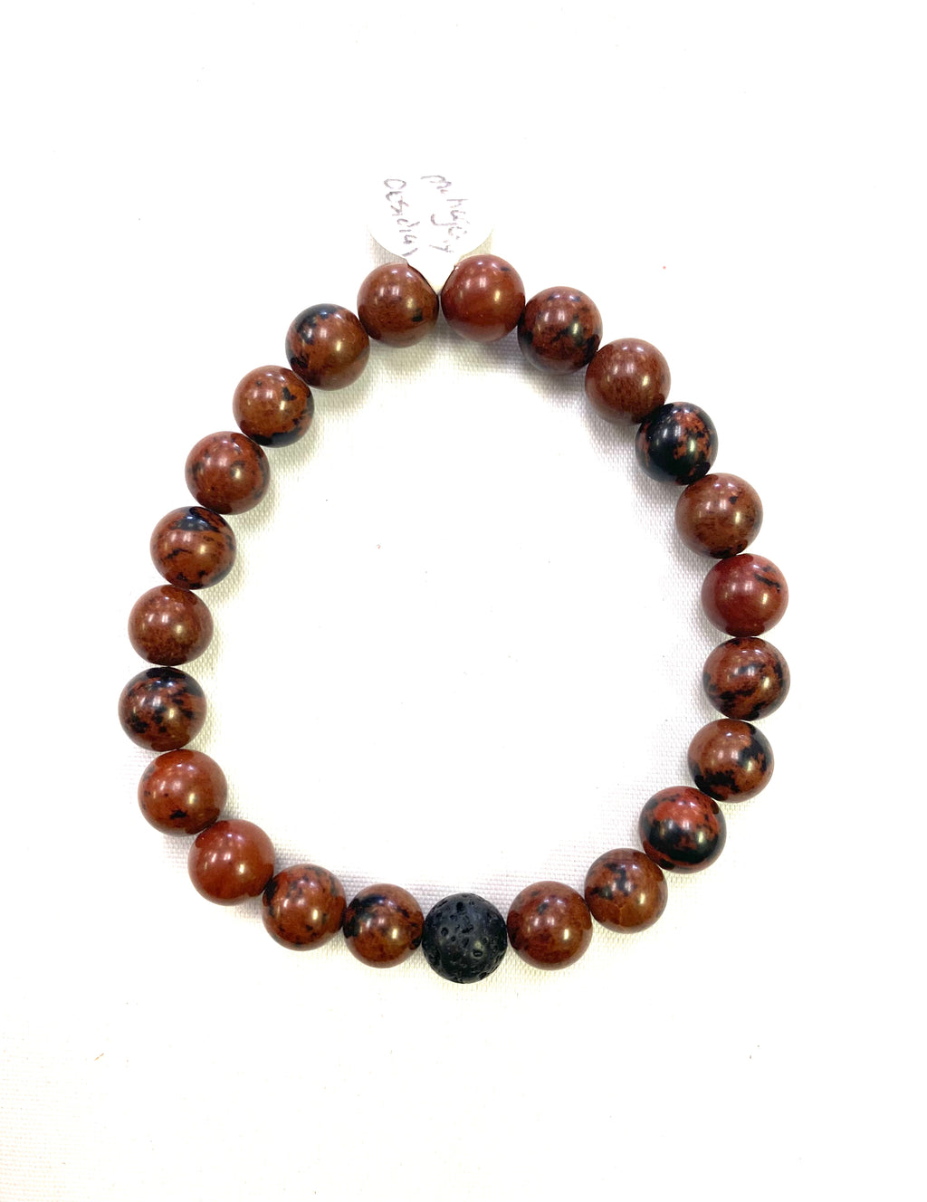 Mahogany Obsidian Lava Bracelet - Lighten Up Shop