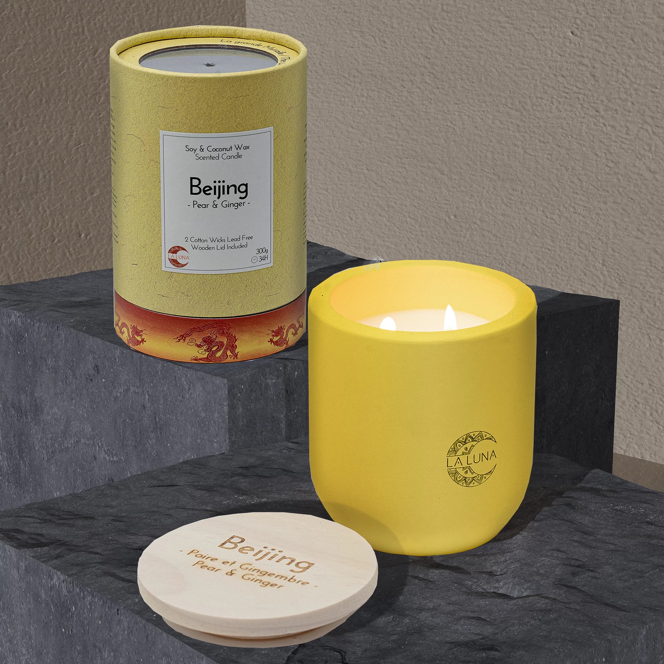 La Luna Candle Beijing - Pear & Ginger - Lighten Up Shop