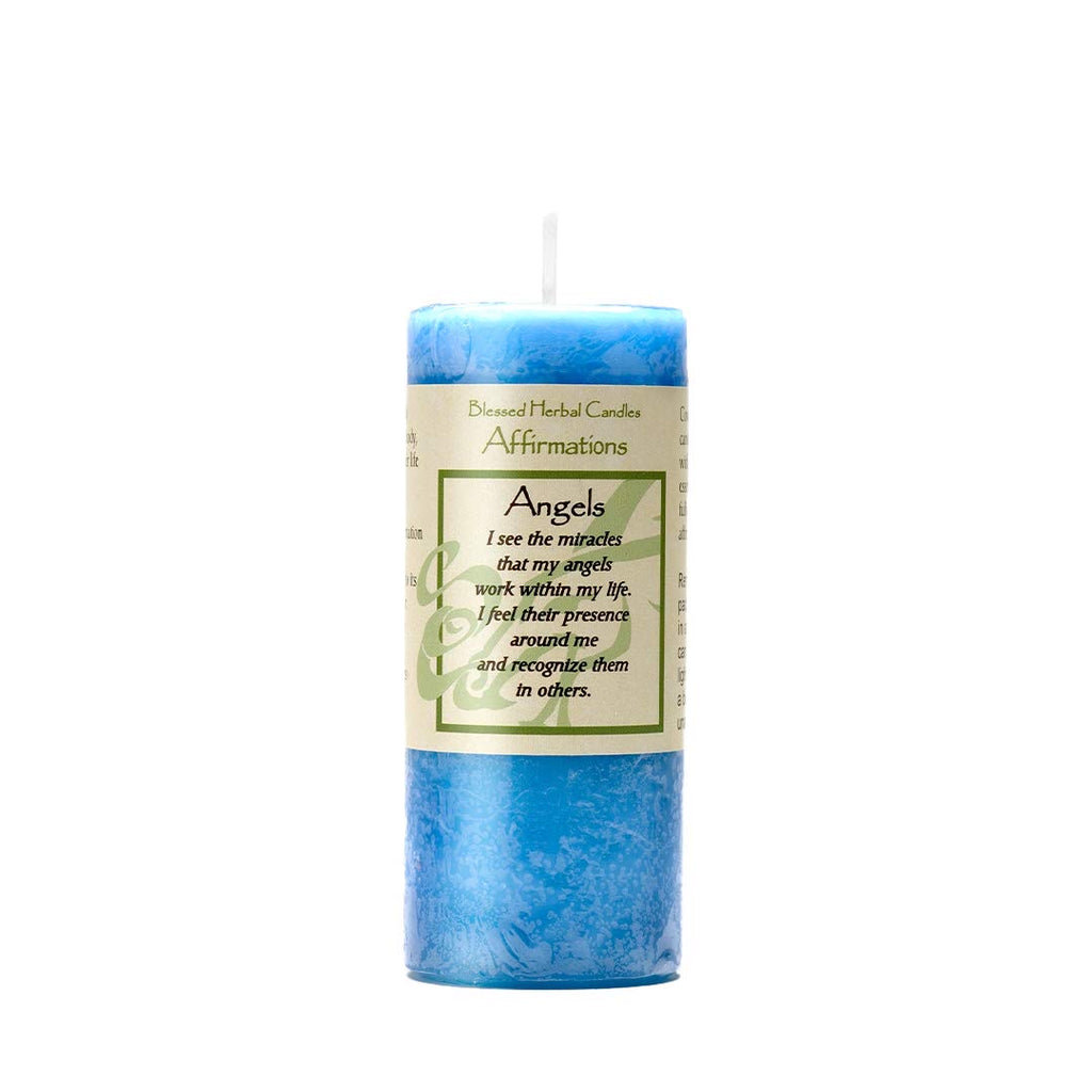 Angels Candle (Bless Herbal Affirmations) - Lighten Up Shop