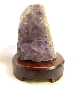 Amethyst Cluster Lamp - Lighten Up Shop