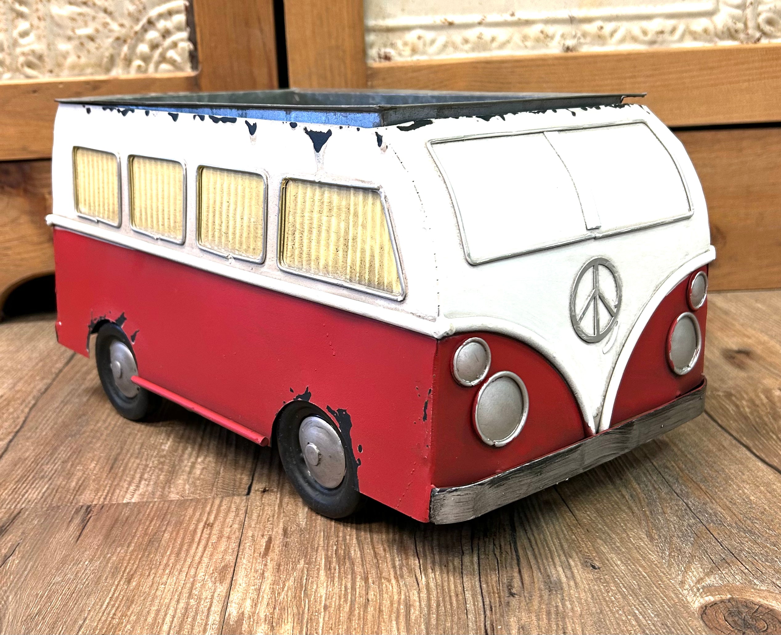 VW Bus Metal Planter - Lighten Up Shop