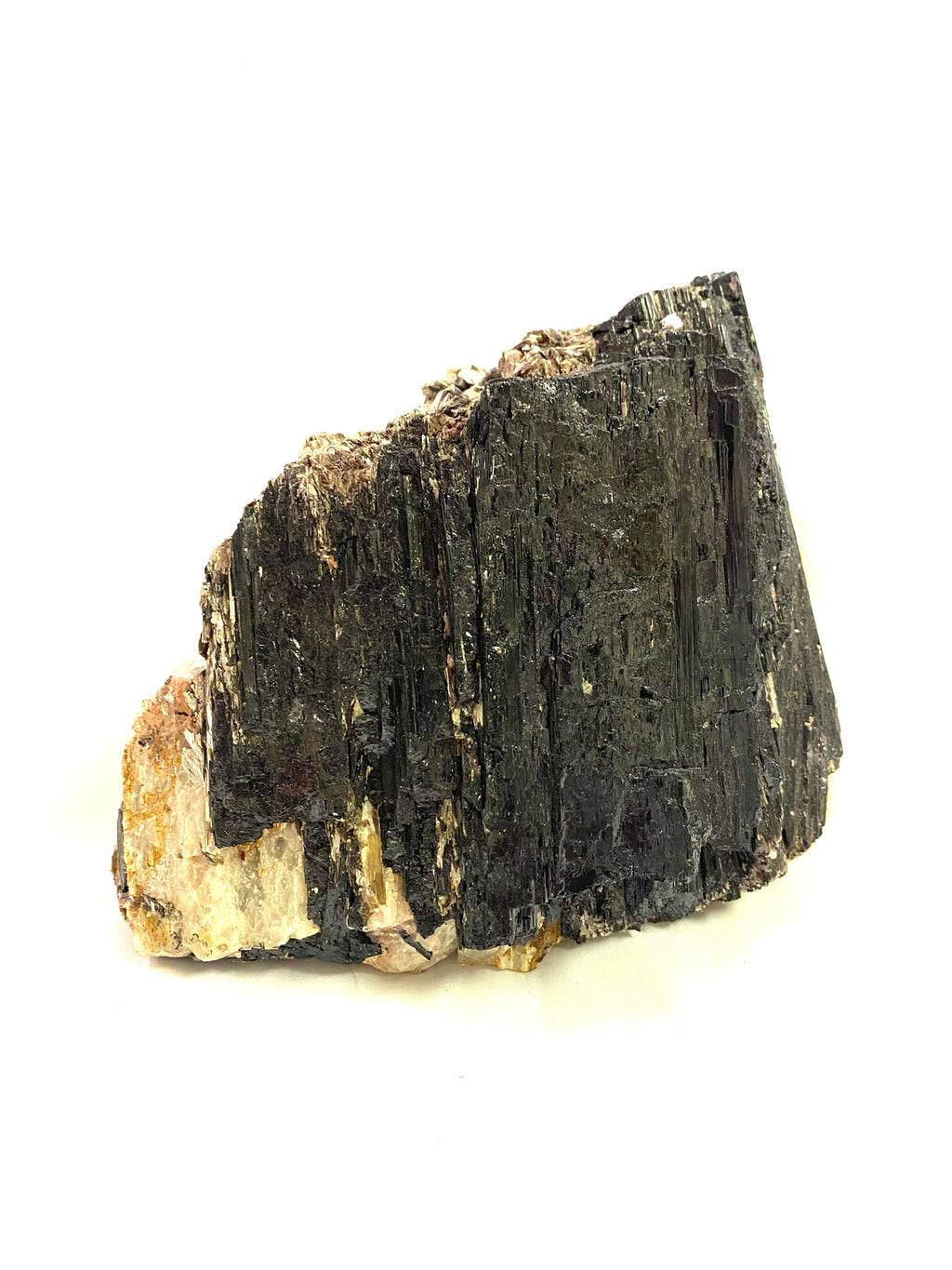 Black Tourmaline Chunk with Mica ($128) - Lighten Up Shop