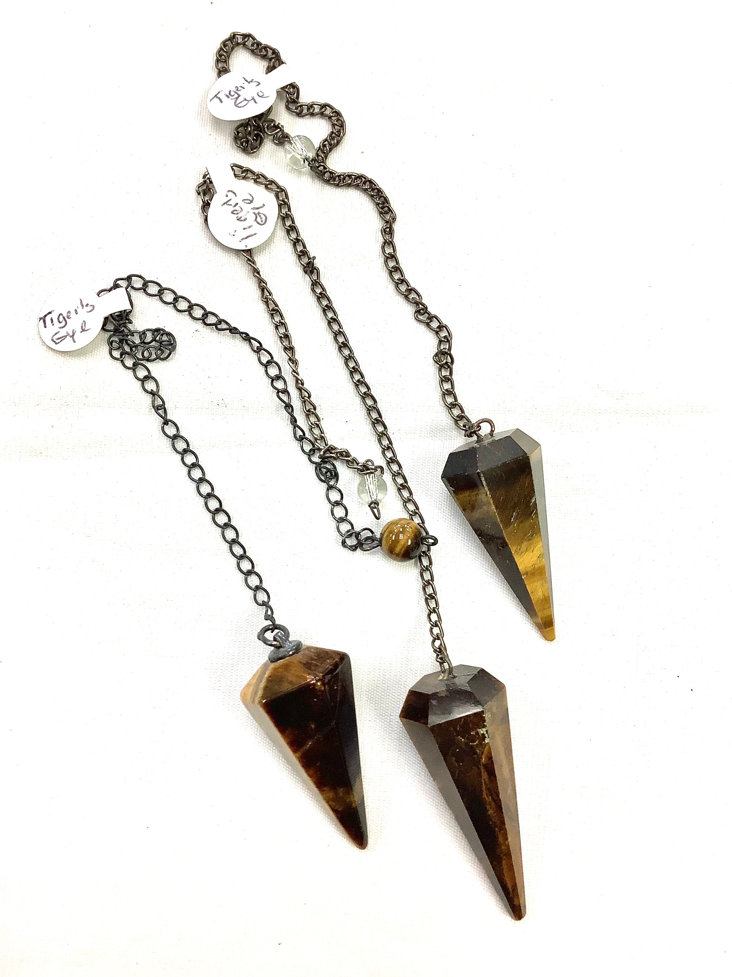 Tiger Eye Pendulum - Lighten Up Shop