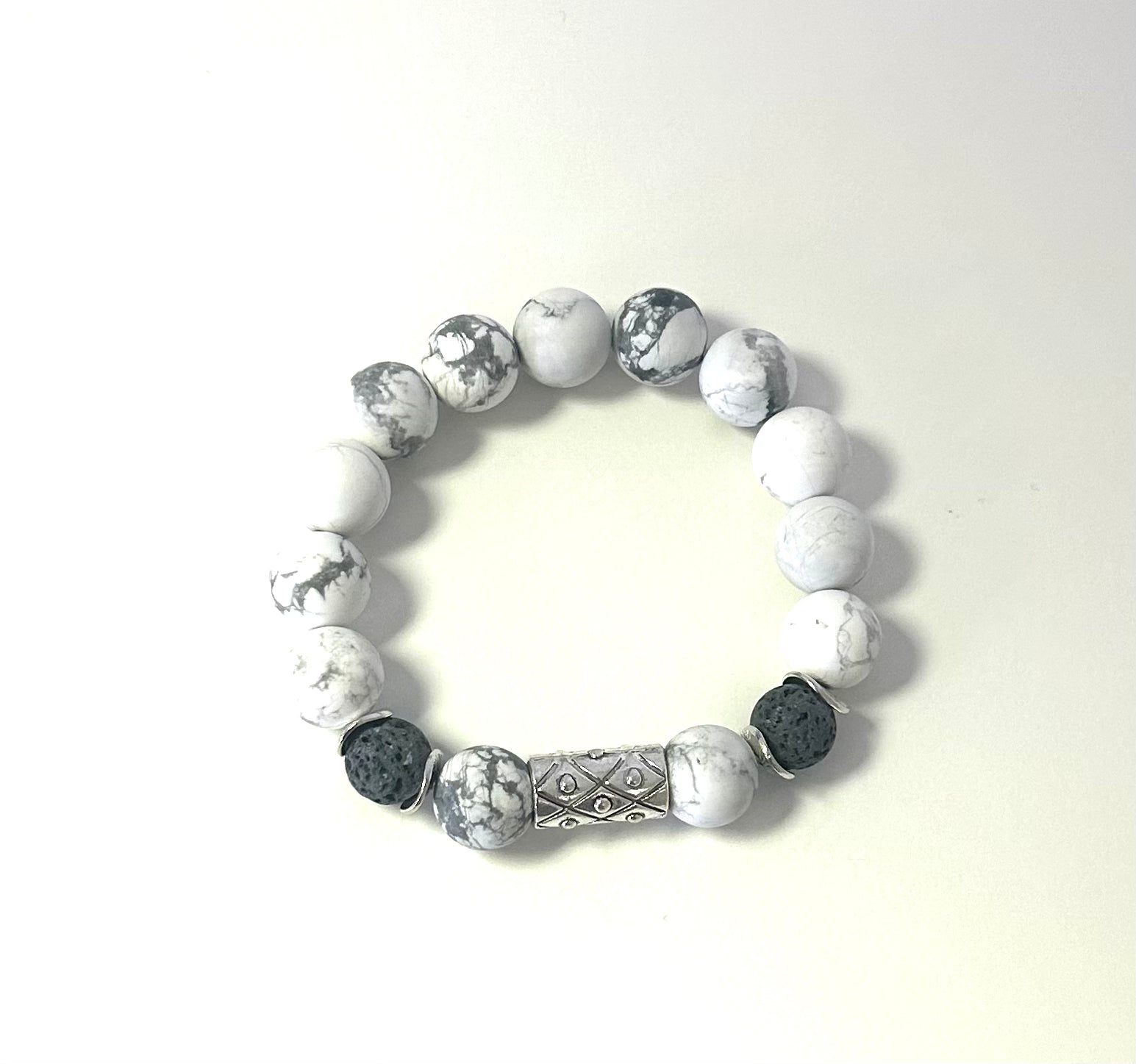 Howlite Lava - Large Bead - Lighten Up Shop