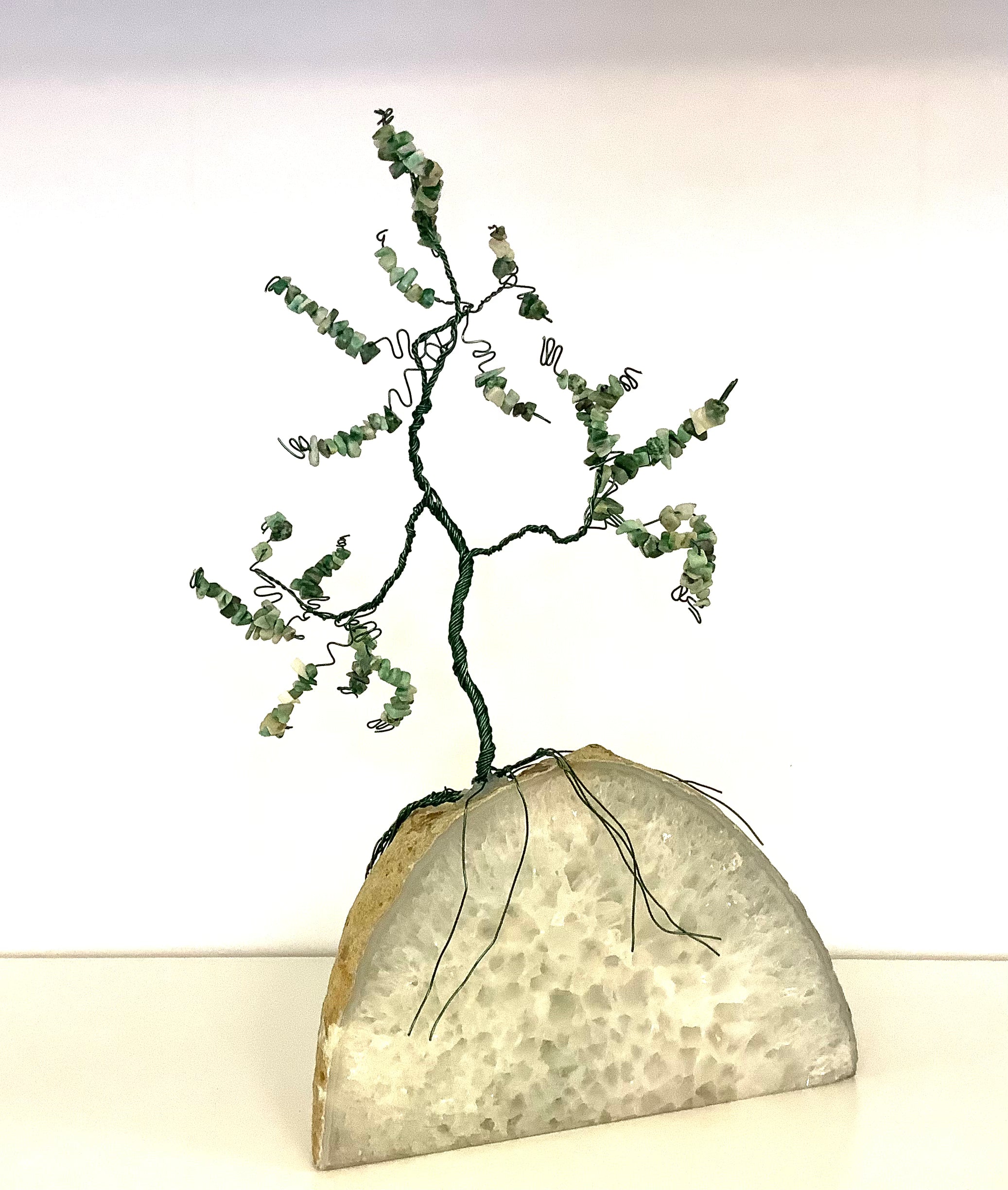 Quartz Lamp w/ Tree Agate Gem Tree - Lighten Up Shop