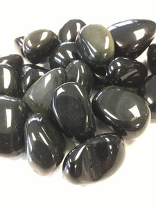 Goldsheen Obsidian Loose Tumbled - Lighten Up Shop