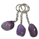 Amethyst Keychain - Lighten Up Shop