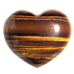 Tiger's Eye Heart - Lighten Up Shop