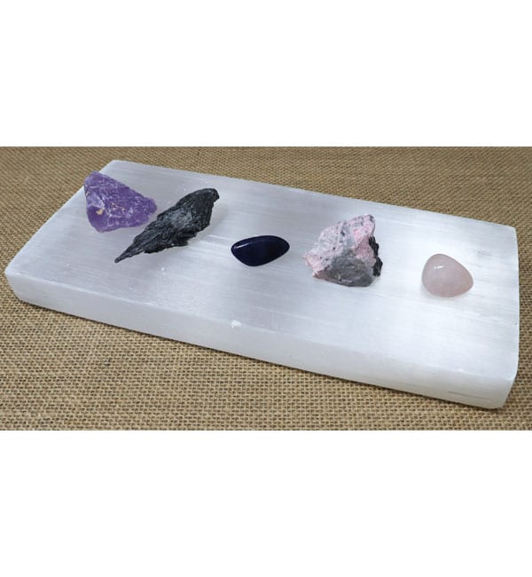 Selenite Charging Plate Large - Lighten Up Shop